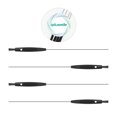 Nutrianeous iplusmile 4pcs Hearing Aid Cleaning Kit Hearing Aid Brush
