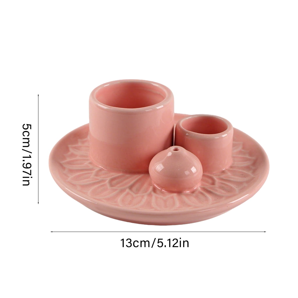 Oasiva Multipurpose Ceramics Incenses Ashes Catchers Tray Holders for Stick Cones Santo Wood and Sages with Elegant Design