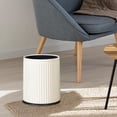 thumbnail image 6 of CoudarTitie Stylish Home Trash Can Garbage Can without Lid Practical Waste Container Dustbin White S, 6 of 9
