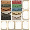 thumbnail image 1 of CRAFTHROU 10 Sets of Card Envelopes for Invitations Assorted Color Paper Privacy Security Birthday Festival, 1 of 5