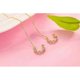 thumbnail image 4 of 925 Sterling Silver Wave Curved Cuff Earrings Wrap Tassel Earrings for Women Teen Girls Dangle Earrings Thread Chain C-Gold -, 4 of 5
