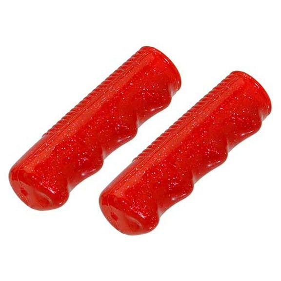 bike Lowrider Grips 7/8 long 95mm Sparkle/Red.bicycle Grips parts