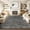 5*7ft-Reddish brown, variant on Washable Runner Rugs, Green 2'X6' Antique Distressed Long Rug, Modern Non Slip Stain Resistant Vintage Print Accent Carpet Floor Mat for Living Room Bedroom Dining Office Farmhouse Hallway Entryway
