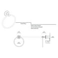 thumbnail image 4 of Gatco Tavern Towel Ring, Polished Nickel, 4 of 6