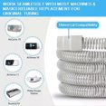 thumbnail image 2 of Universal CPAP Hose Tube Replacement Compatible with Most Machines (6 Foot (Pack of 2)), 2 of 5