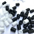 thumbnail image 2 of 100Pcs Cord Lock Toggles for Drawstrings Elastic Cord Adjuster Non Slip Stopper Elastic Adjustment Buckle Soft Plastic Accessories, 2 of 8