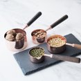 thumbnail image 3 of 4Pcs/Set Ménage Cuisine en Acier Inoxydable Tasse à Mesurer Ensemble avec des Outils de Cuisson Poignée en Bois, 3 of 8