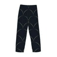 thumbnail image 5 of Balery Black Fish scales print Men's Pajama Pants,Ultra Lightweight Pjs,Lounge Pant-Medium, 5 of 9