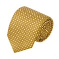 thumbnail image 2 of Jacob Alexander Men's Polka Dot Print Regular Length Neck Tie - Gold, 2 of 7