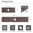 thumbnail image 3 of Yayeee Faucet Mat for Kitchen Sink 14.7" Diatomite Long Splash Guard Pad, Gold and Purple Floral Pattern, 3 of 7