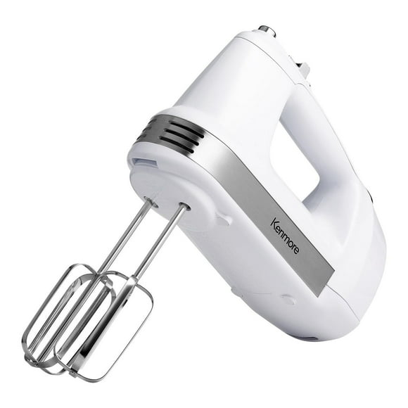 Kenmore 5-Speed Hand Mixer with Beater & Blender Attachments, Easy to Use for Baking & Cooking