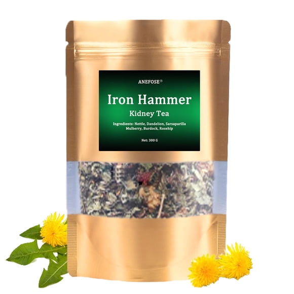 Té de hierbas ANEFOSE Iron Hammer para riñón y diente de león para hígado