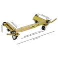thumbnail image 2 of Wheel Dolly, 1 Piece Wheel Dolly Car Skate, Heavy Duty Vehicle Positioning with P-Type Pin, 2204.62lbs Lever Type Car Moving Dolly for Car Truck RV Trailer (24.4*15.55*7.87in), 2 of 11