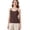 Coffee, variant on Summer Pure Color Basic Camisole Tops for Women Loose Fit Soft Comfort Workout Tank Tops Simple and Stylish Scoop Neck Sleeveless Spaghetti Strap Cami Top for Casual Wear White M
