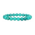 thumbnail image 6 of ievspot 1 Pcs Unisex Bracelet Smooth Agate with Elastic Cord Multiple Colors Lavas Rock Healing Jewelry Energy Balance Daily Wear Parties Couple Bracelet, 6 of 8