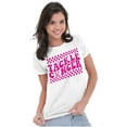 thumbnail image 3 of Tackle Breast Cancer Pink Ribbon Womens Slim Fit Graphic Tee Brisco Brands S, 3 of 5