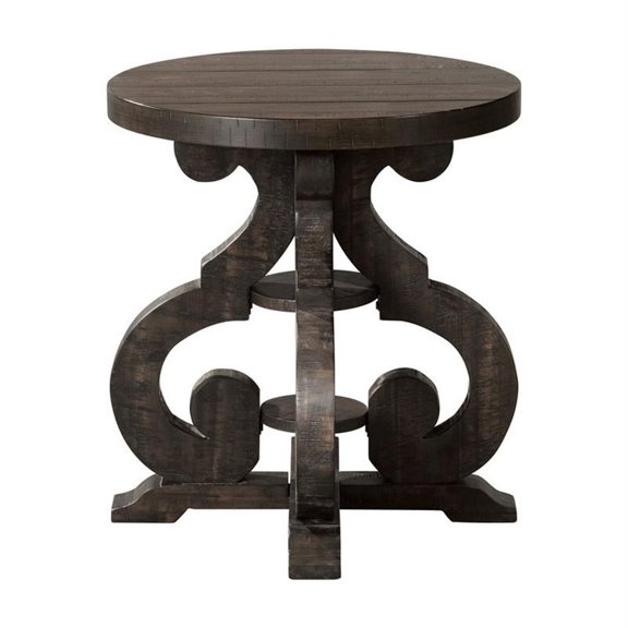 Picket House Furnshings Stanford End Table in Brown