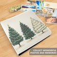 thumbnail image 4 of FORMRS 3 Ring Photo Album 4"x6" Self Adhesive Large Capacity PU Leather Cover, Hand Drawn Christmas, 4 of 8