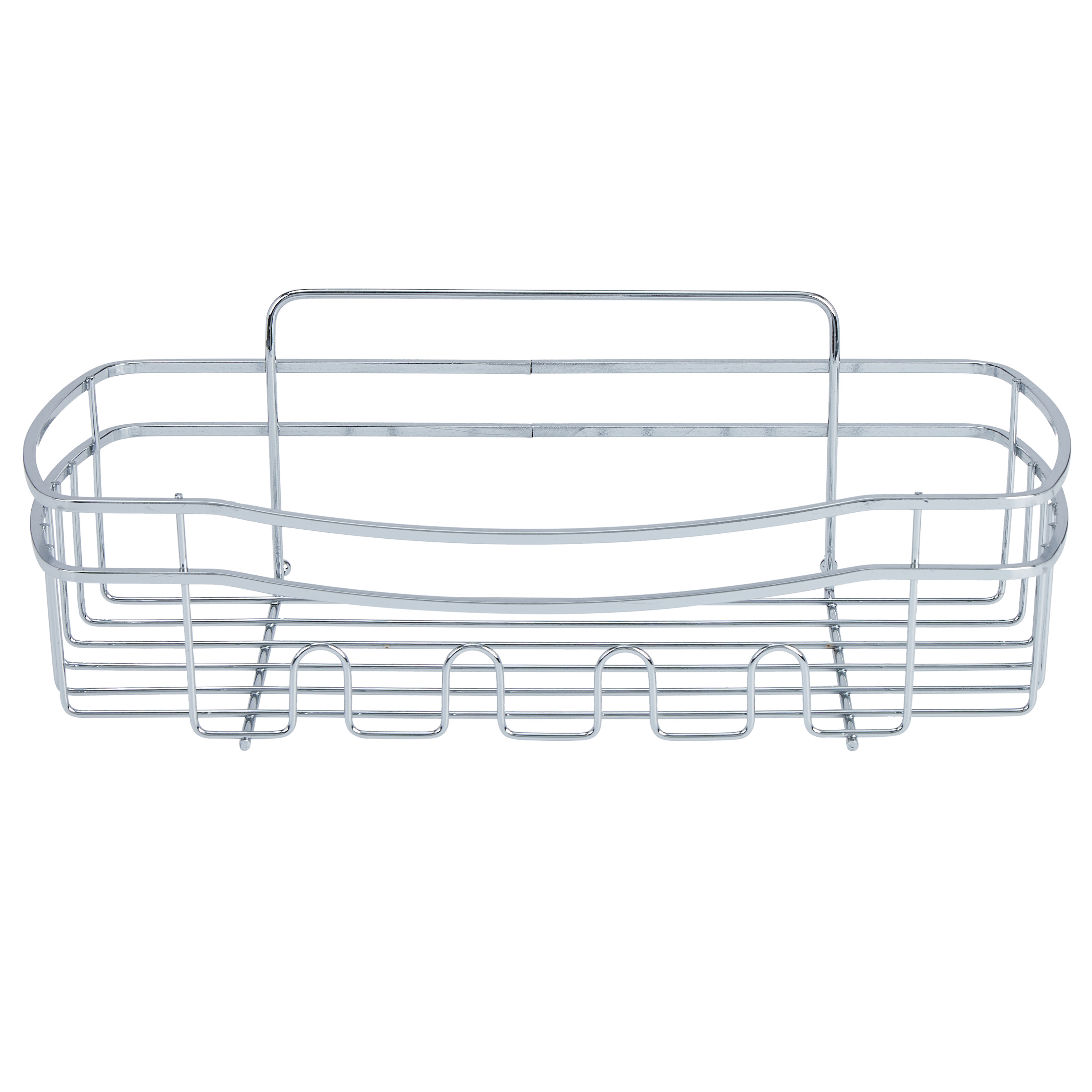 Bath Bliss 5 Piece Adhesive Shower Caddy Organizer in Chrome