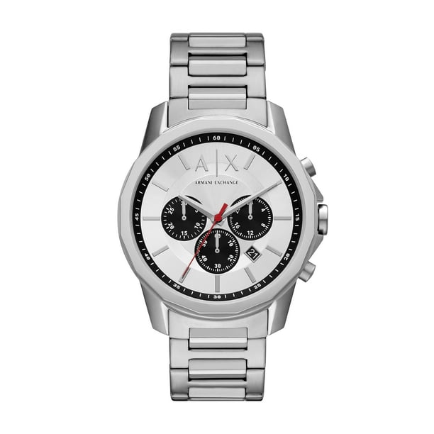 Reloj Armani Exchange A|X1742 Cronógrafo para Hombre, Plateado