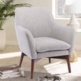 thumbnail image 2 of Paris Accent Chair in Sea Oat Beige Polyester Performance Fabric, 2 of 13