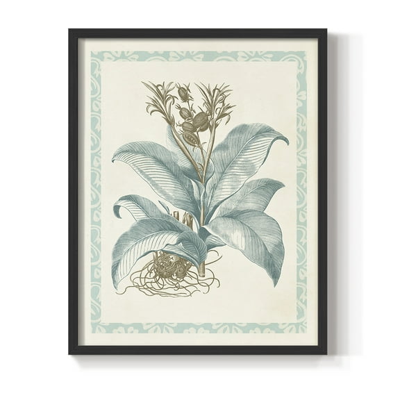 Willow Blue Besler III Framed Print - Solid Wood in Single Picture Frame Solid Wood 2 Framed Print