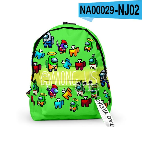 Nouveaux Sacs à Dos Mignons Among Us pour Garçons Imperméables 3D Dessin Animé Among Us Sac à Dos Scolaire Sac à Livres Among Us Imprimé Personnages Sac à Dos Sac à Bandoulière Camping Voyage Durable Sacs à Dos Étudiants-3