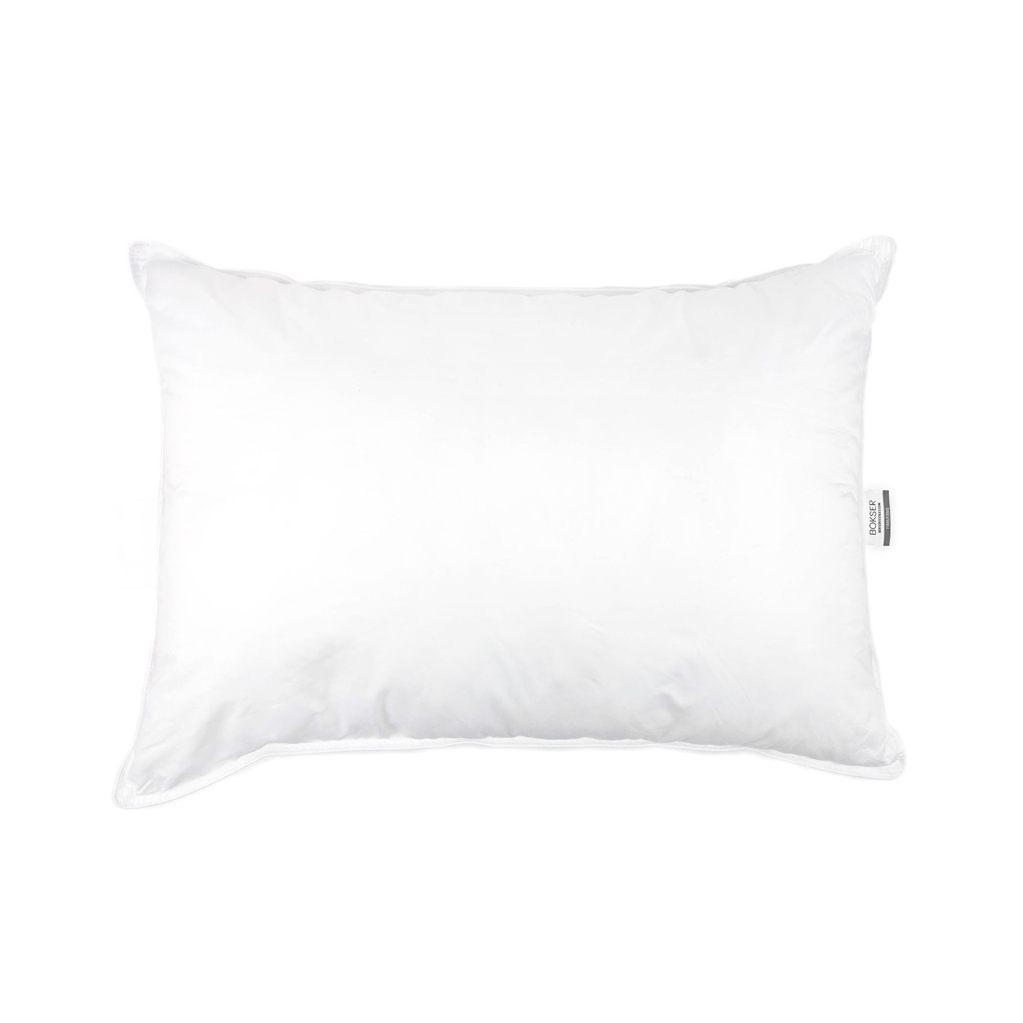 BOKSER Microflex Hospitality Hotel Bed Pillow - Down Alternative Polyester - King - Firm - Bulk Case of 10, For Hotels, Rentals & Multi-Property Use