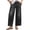 Black 05, variant on Jean Shorts Womens Wide Leg Denim Jeans, Front Multi Layer Patch Pockets Stitch Detail Long Trousers, Button Zipper Waistband Streetwear Pants Jeans for Women