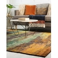 thumbnail image 4 of Unique Loom 3131574 8 x 8 ft. Lilly Jardin Square Rug, Multi Color, 4 of 5