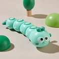 thumbnail image 2 of Green Wind Up Crawling Caterpillar Toy For Kids Early Development With Clockwork Movement And Color Recognition Size Approx 5.9In Long Weight 0.09Lb Fun Playtime Activity, 2 of 8