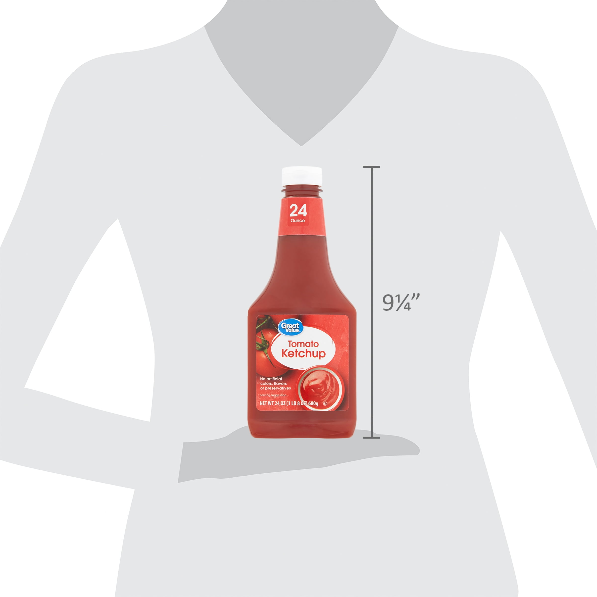 Great Value Tomato Ketchup, 24 oz