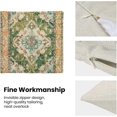 thumbnail image 5 of Boho Pillow Covers 18x18 Set of 2, Green Persian Carpet Boho Throw Pillow Covers Linen Farmhouse Vintage Monaco Rug Decor Cushion Case Boho Home Decor for Couch Sofa Outdoor, 5 of 6