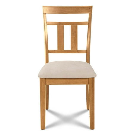 Oak Unfinished Chair - Dining Chair in Oak Finish - Set of 2
