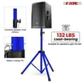 thumbnail image 3 of Adjustable Speaker Stand 31-54 Inch, Heavy Duty PA DJ Tripod Stand with 35mm Insert, 132lbs Capacity for Studio & Stage Use, 3 of 10