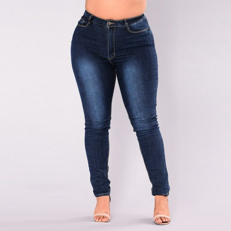 njshnmn Jeggings for Women High Waist Stretchy Jeans Casual Work