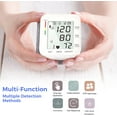 thumbnail image 3 of Wrist Blood Pressure Monitor Bp Monitor Large LCD Display Blood Pressure Machine Adjustable Wrist Cuff 5.31-7.68inch Automatic 99x2 Sets Memory with Carrying Case for Home Use (W1681), 3 of 8
