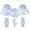 Silver, variant on HNMKIU Christmas Button Down Pajamas Sets Solid Two Piece Family Matching Sleepwear Loungewear Long Sleeve Nightwear,,M