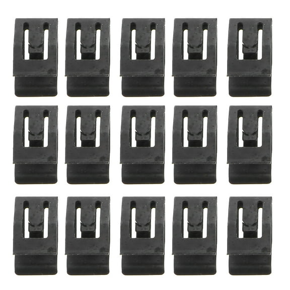 WSTEER 40pcs Automobile Console Dash Clips Dashboard Clips Metal Retainer Clips