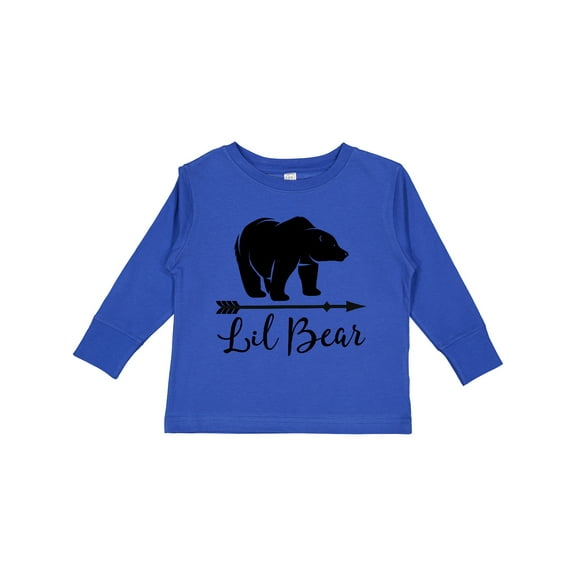 Inktastic Lil Bear Boys Cute Baby Boys Long Sleeve Toddler T-Shirt