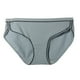 thumbnail image 3 of Bragas de mujer Calzoncillos de algodón sin costuras de cintura media Ropa interior suave, Azul grisáceo, 4XL Speravity  AP001351-12, 3 of 7