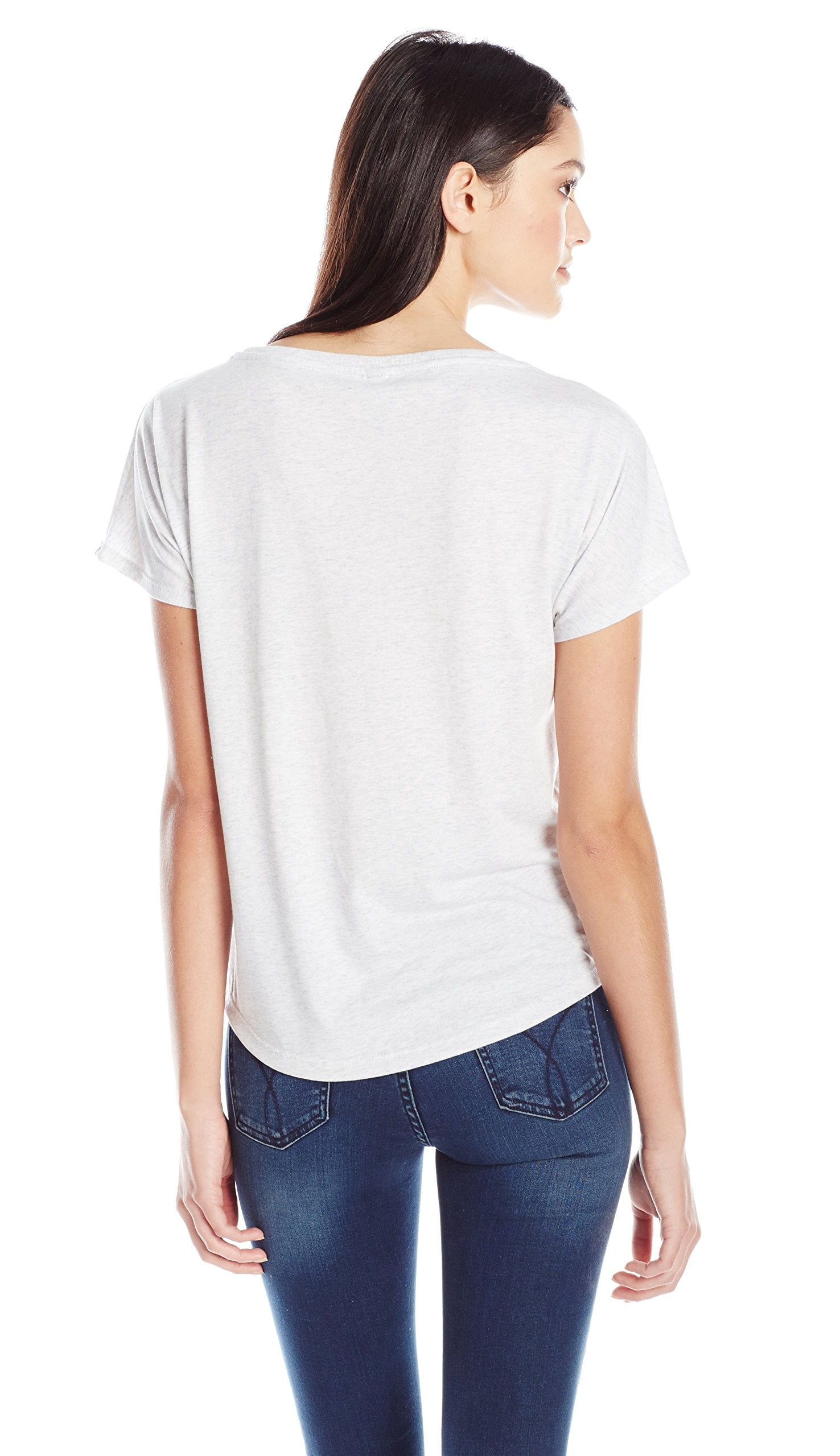 Women's Tri-Blend Scoop Neck Dolman Sleeve Top