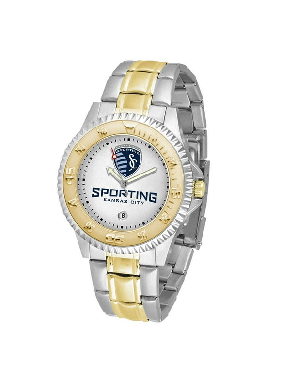 Game Time Men's Sporting Kansas City Watch Two-Tone Gold Silver Watch