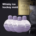 thumbnail image 4 of Moldes para cubitos de hielo: bandeja redonda para bolas de hielo, para whisky, whisky escocés, 4 of 5