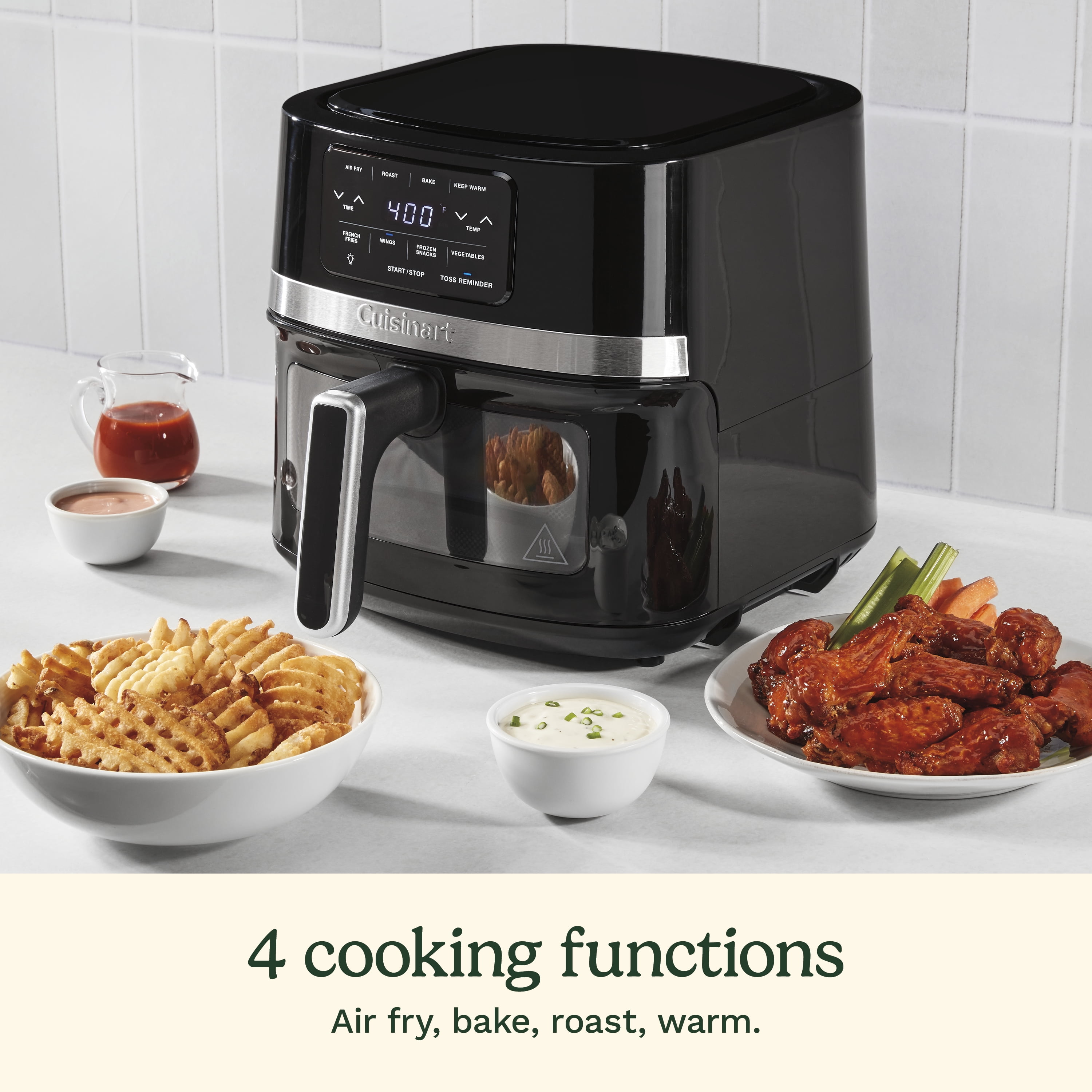 Cuisinart, Air Fryer, 4.5 Quart Basket, View Window - Walmart.com