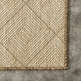 thumbnail image 5 of nuLOOM Ray Diamond  Indoor/Outdoor Area Rug, 6' 7", Natural, 5 of 9