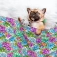 thumbnail image 3 of Pofeuu Succulents Print Puppy Blanket,Dog Blankets,Pet Blanket Cozy Cat Blankets for Indoor Cats, Fuzzy Pet Blanket for Kitten Doggy Dog Blankets-Small, 3 of 8