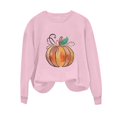 thumbnail image 5 of Qingpeng Womens Halloween Sweatshirt Crew Neck Fashion Cute Long Sleeve Fleece Crewneck Sweatshirt for Holiday Wear, 5 of 6