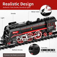 thumbnail image 3 of Richgv Electric Train Toys for Kids, Christmas Tree Toy Train with Smoke Sound Light, Model Train Toy for Boys Girls 3-8 Year, 3 of 7
