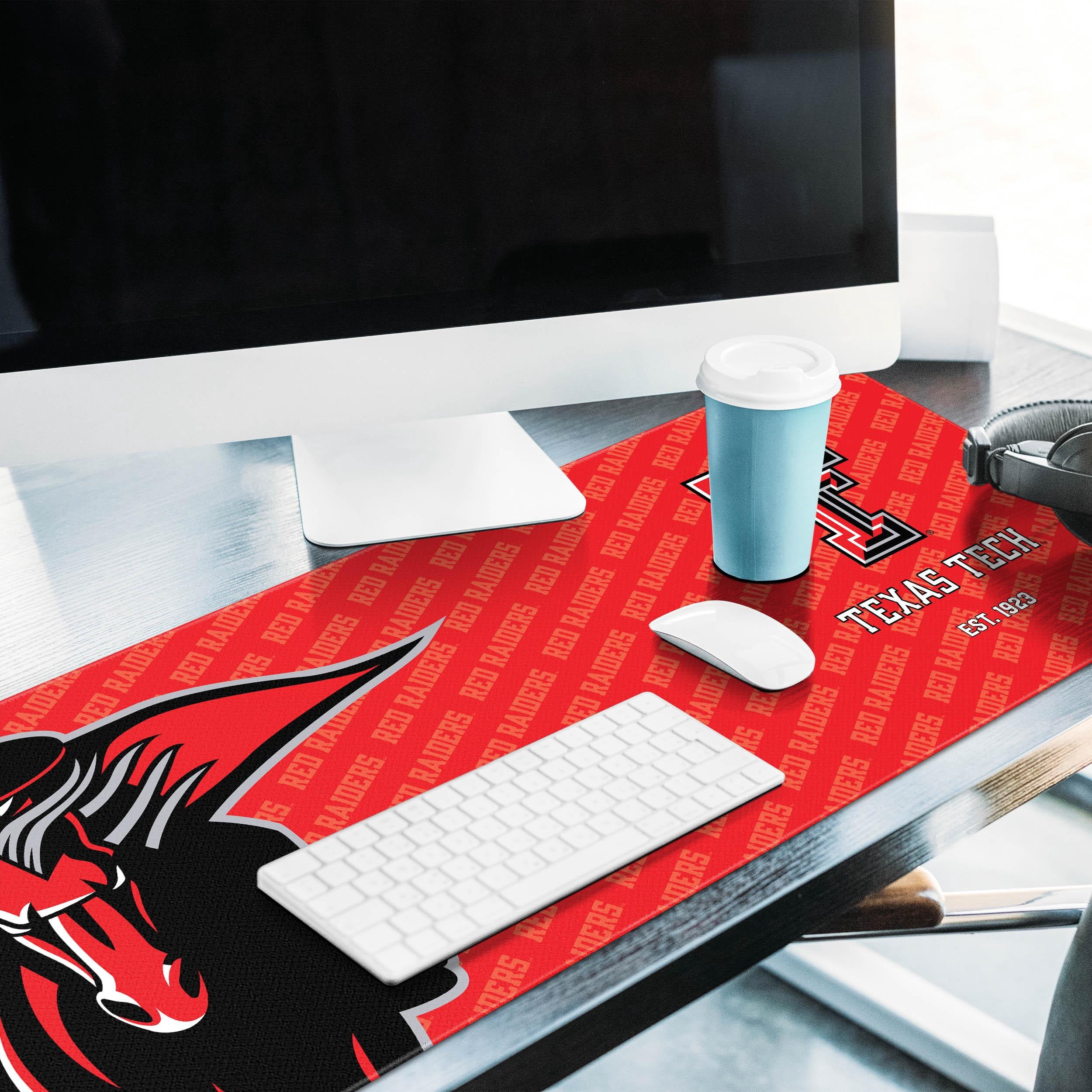 YouTheFan NCAA Texas Tech Red Raiders Logo Series Desk Pad SMU